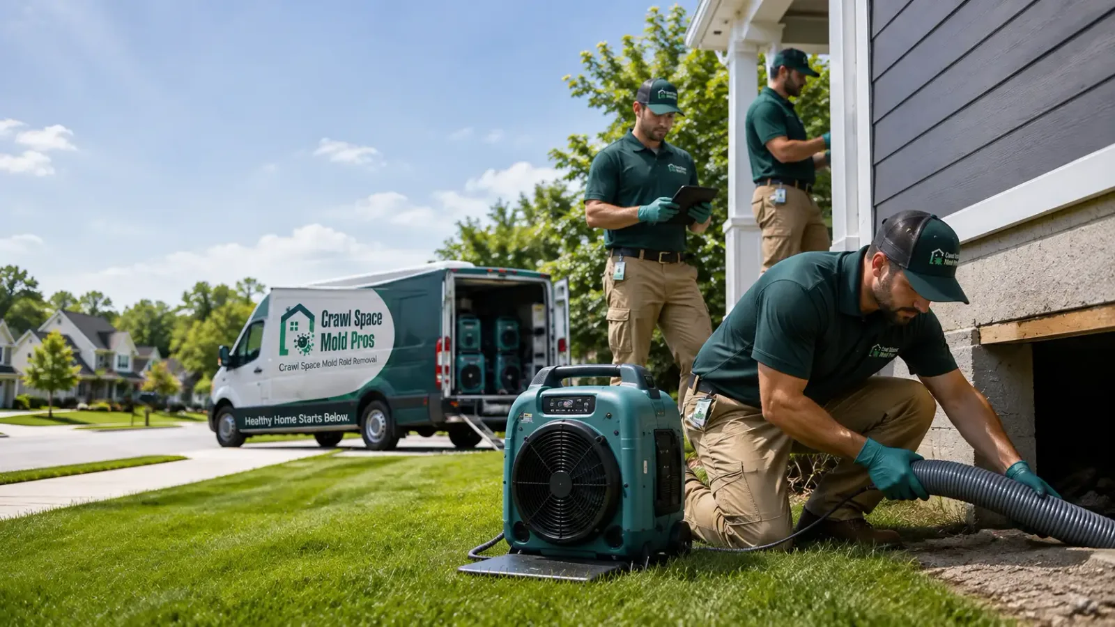 Crawl Space Mold Removal in Harrison, AR